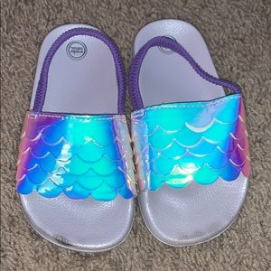 Mermaid flip flops